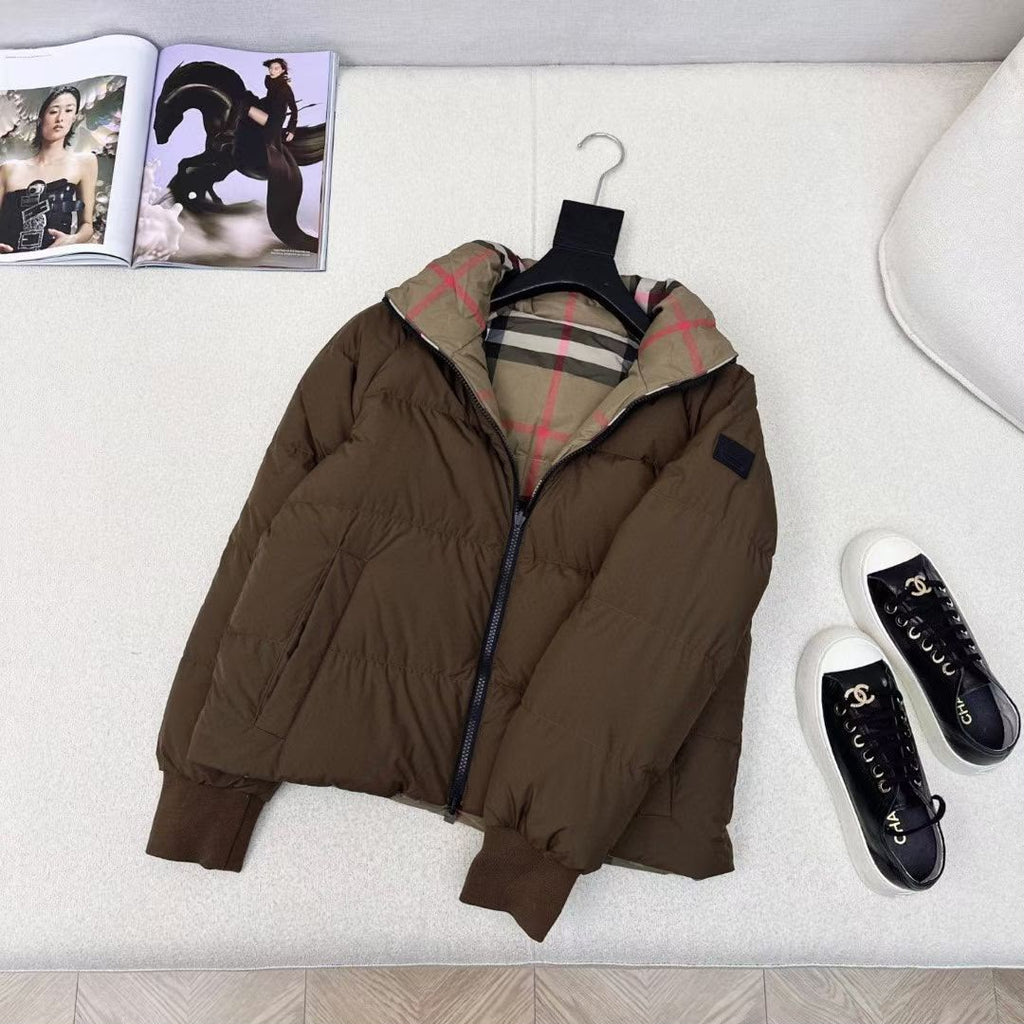 Burberry Reversible Check Puffer Jacket