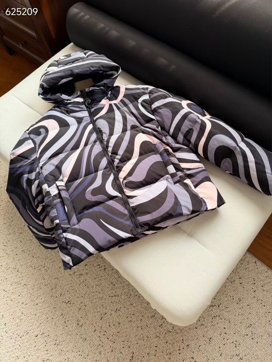 PUCCI Printed Hooded Puffer Jacket