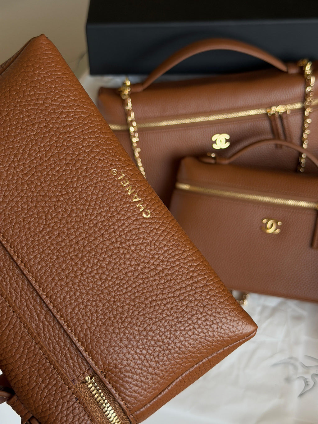Chanel Brown Caviar Vanity
