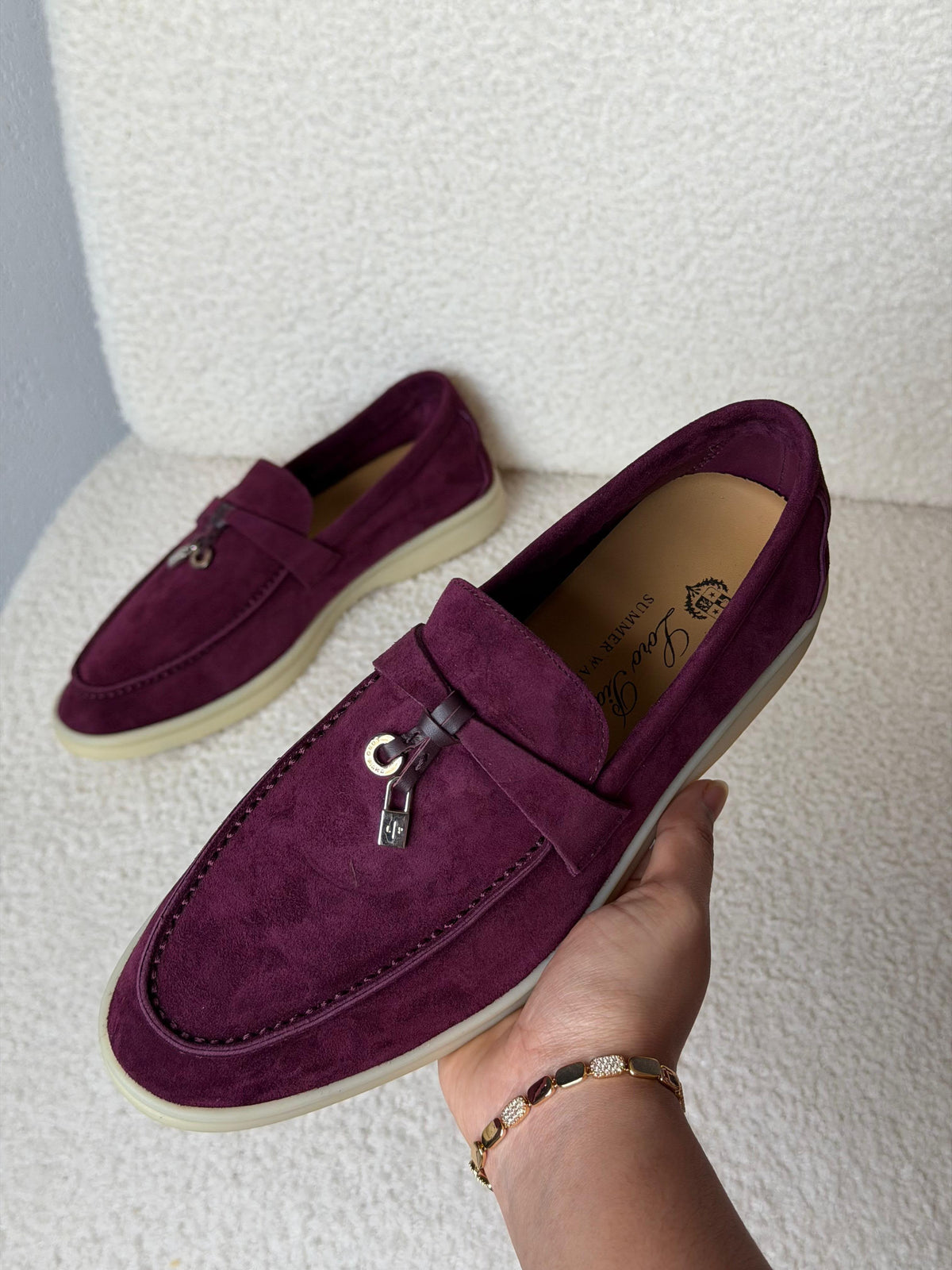Loro Piana Summer Walk Suede Loafers