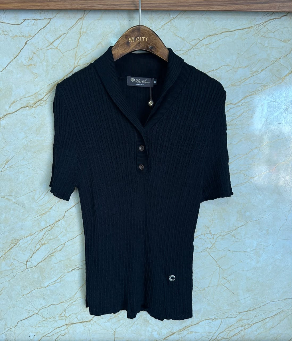 Loro Piana Knit Polo Shirt