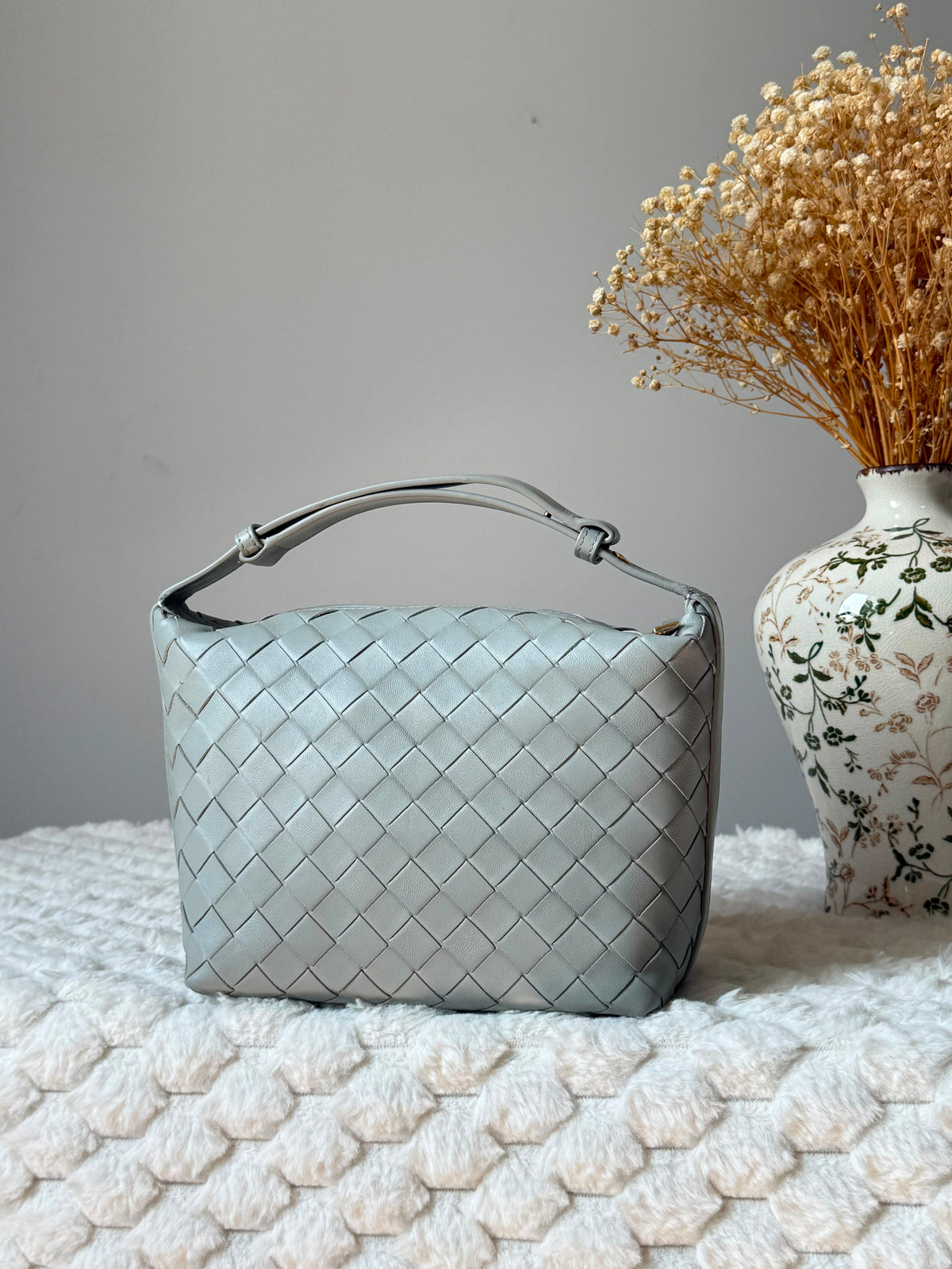 Bottega Veneta Intrecciato Woven Top Handle Bag