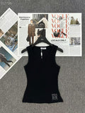Loewe Anagram Embroidered Ribbed Tank Top
