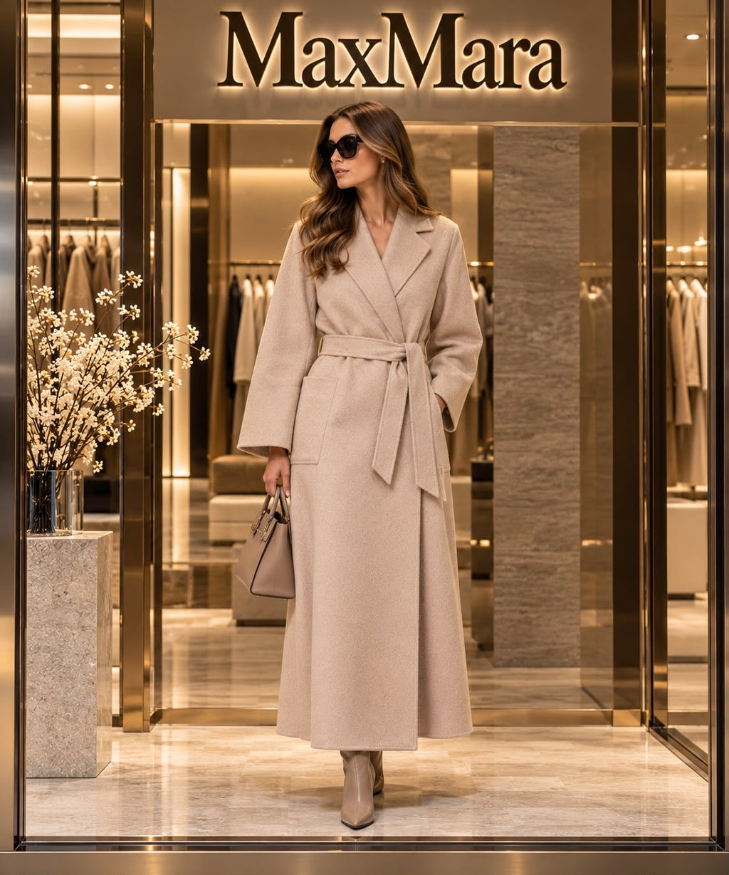 Max Mara Classic Belted Wool Coat
