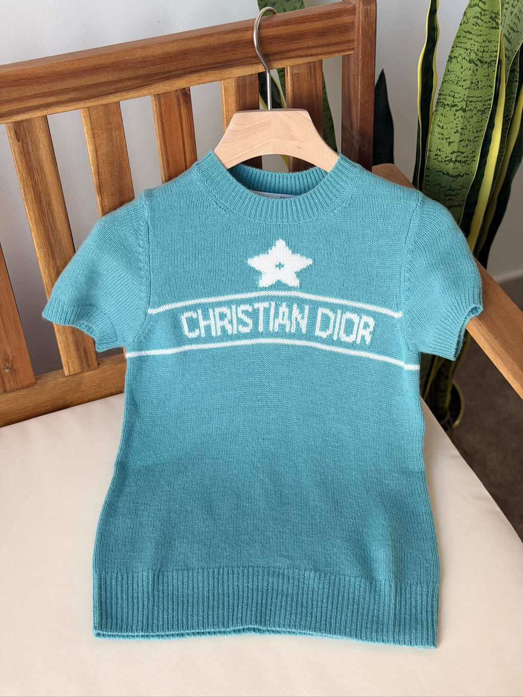Christian Dior Short-Sleeved Dior Star Knit Sweater Collection