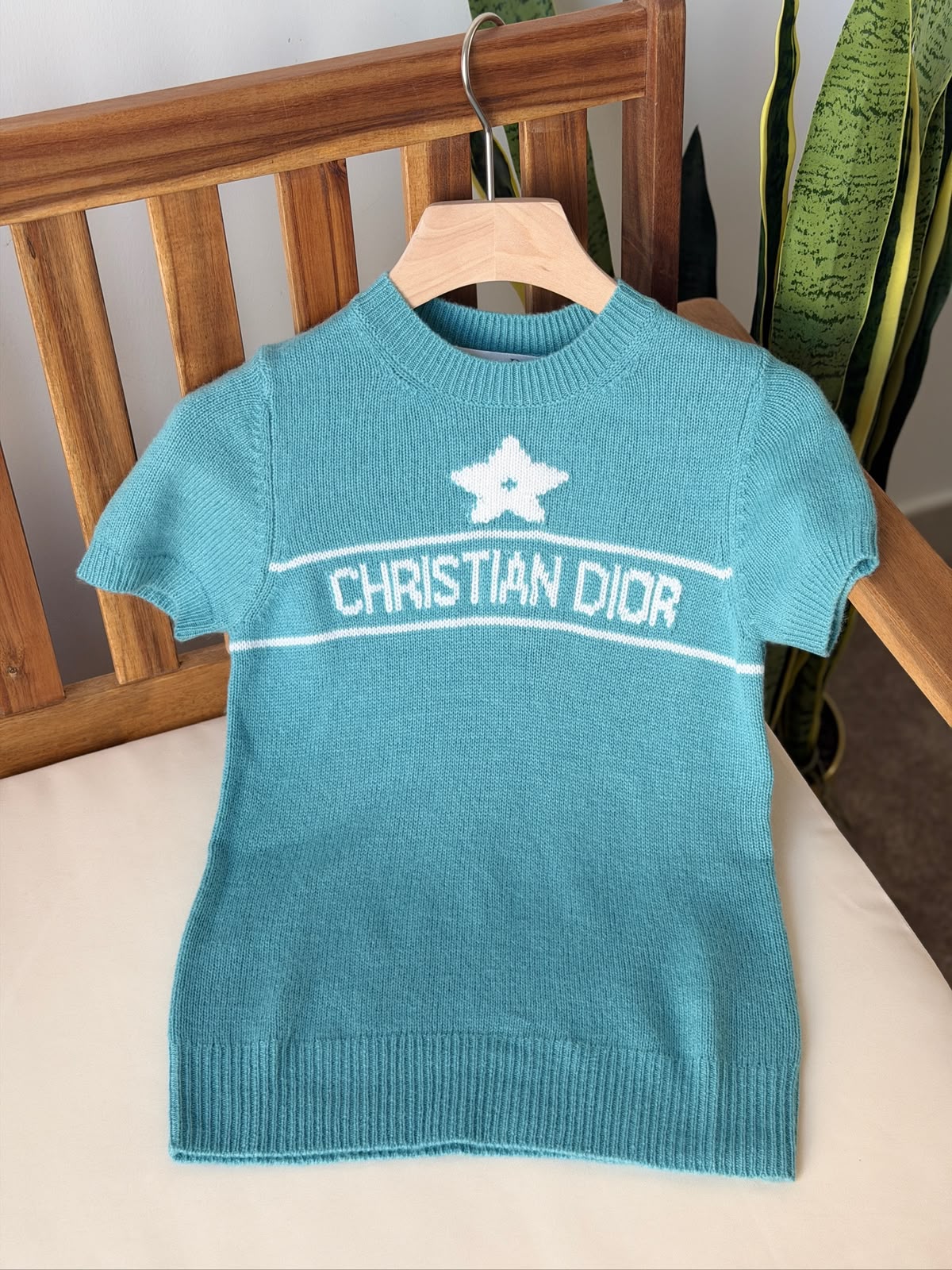 Christian Dior Short-Sleeved Dior Star Knit Sweater Collection