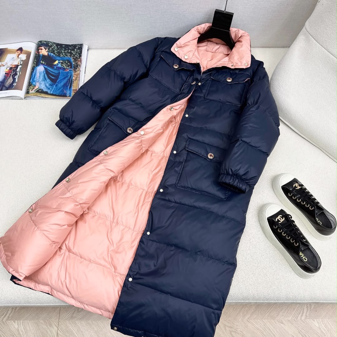 Chanel Long Puffer / Quilted Down