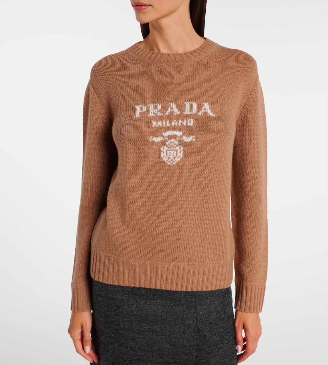 Prada Milano Logo Knit Sweater