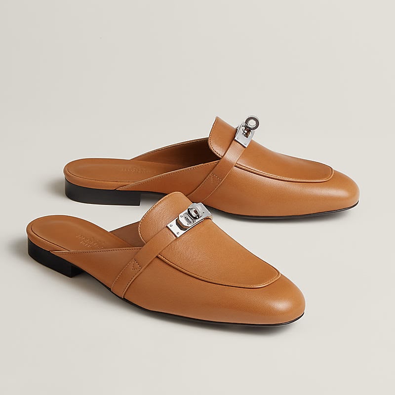 HERMES Buckle Mule Flats