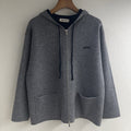 Miu Miu Cashmere / Knit Zip-Up Hoodie