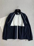 Chanel Embroidered Logo Track Jacket