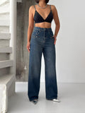 GUCCI Horsebit Wide-Leg Jeans
