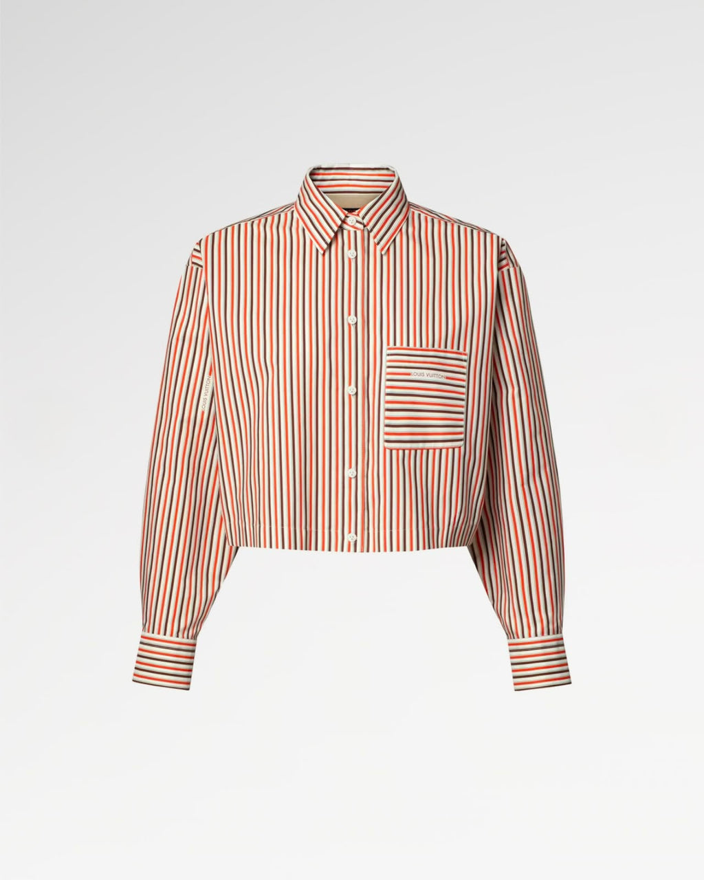 Louis Vuitton Cropped Long-Sleeve Shirt