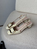 Roger Vivier Belle Vivier Patent Leather Slingback