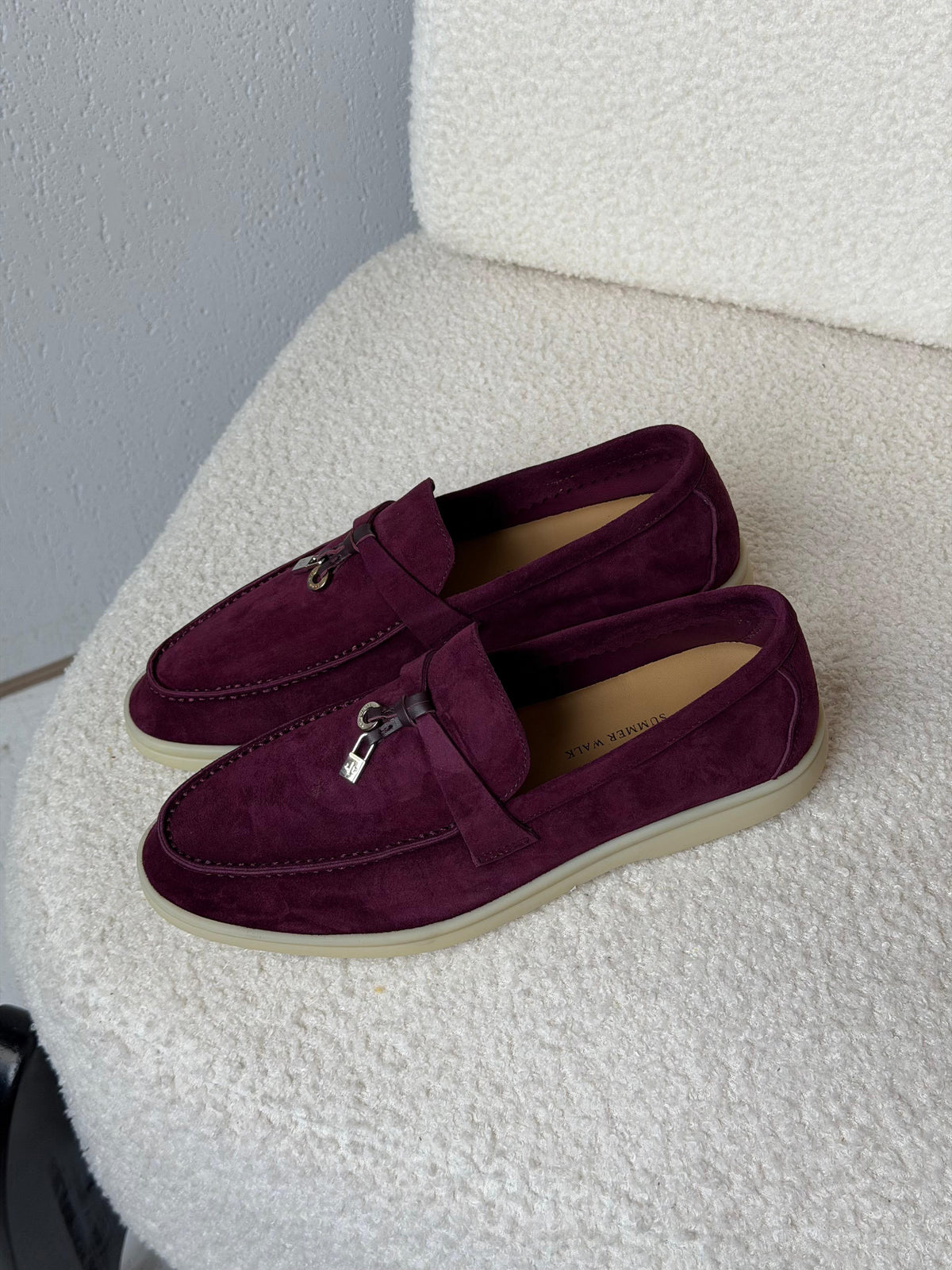 Loro Piana Summer Walk Suede Loafers
