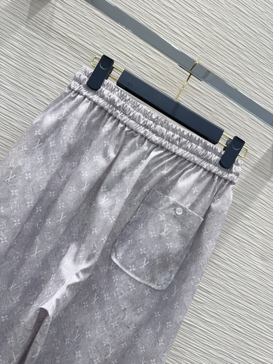 Louis Vuitton Monogram Print Sleeveless Shirt & Wide-Leg Pants Set