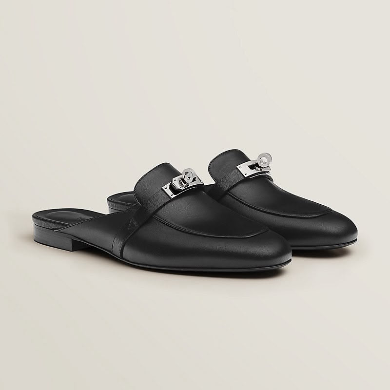 HERMES Buckle Mule Flats