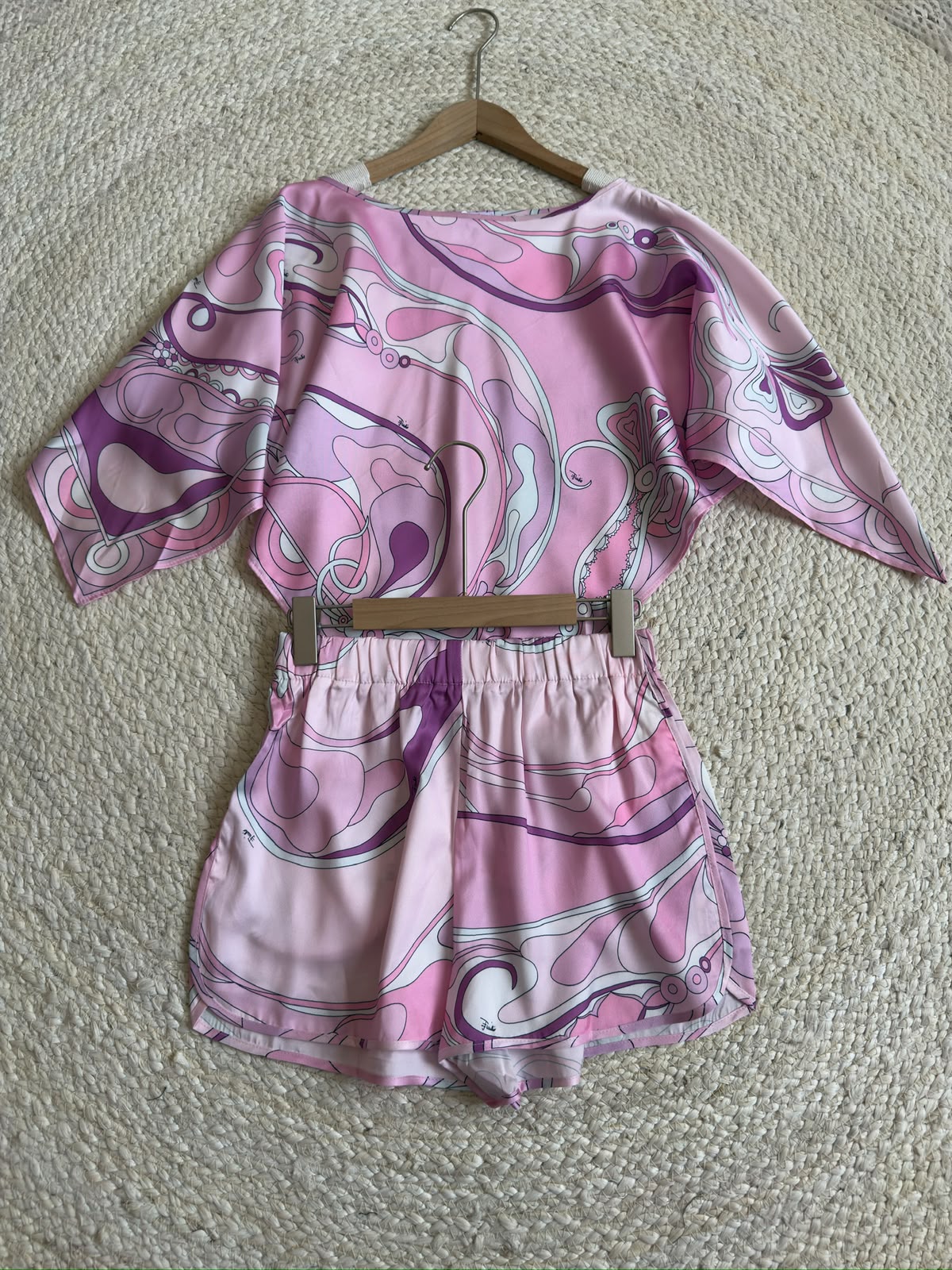 PUCCI Printed Top and Shorts Set