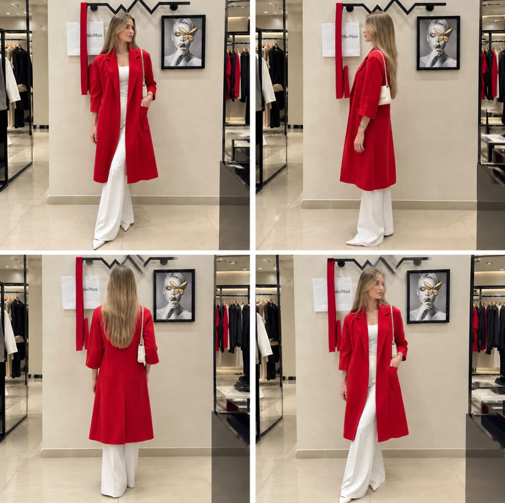 Max Mara Red Double