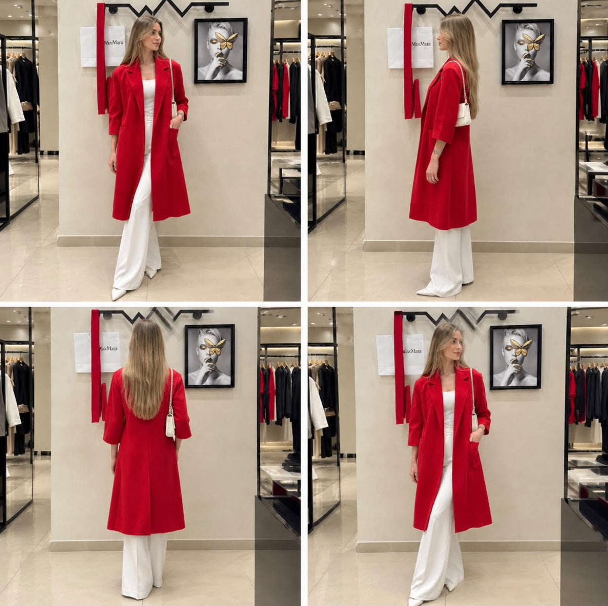 Max Mara Red Double