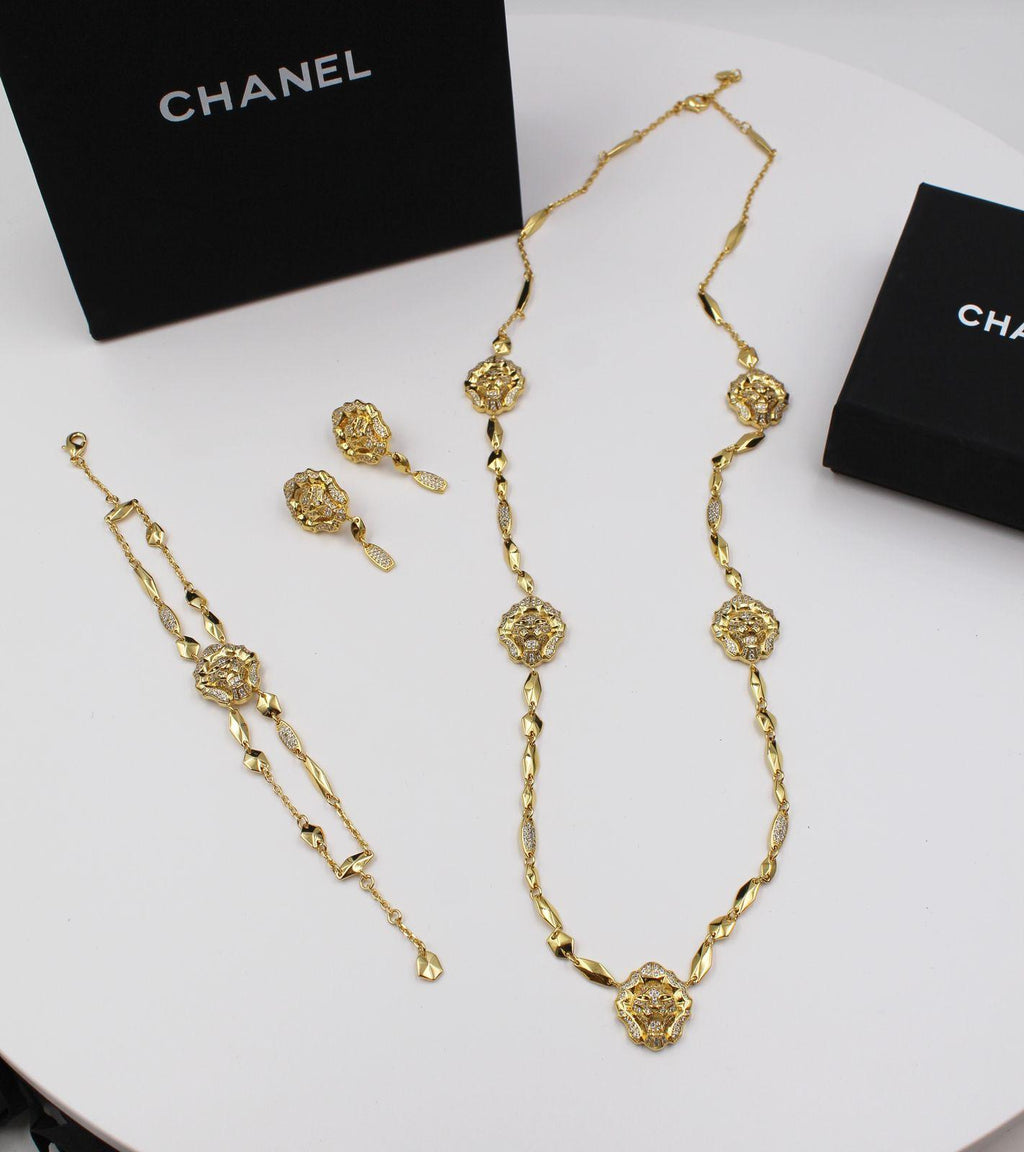CHANEL – Gold Jewelry Set