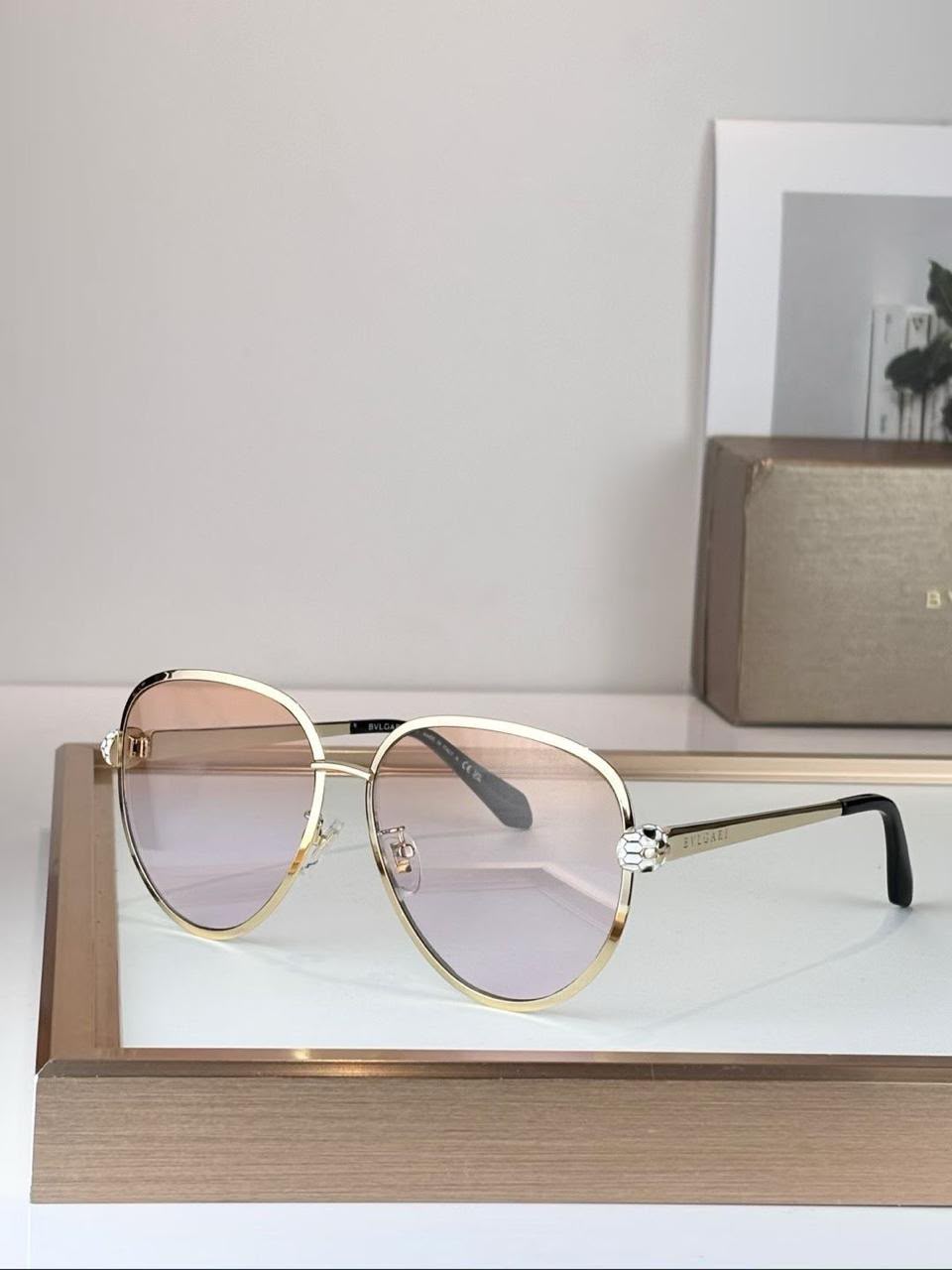 Bvlgari Serpenti Aviator Sunglasses