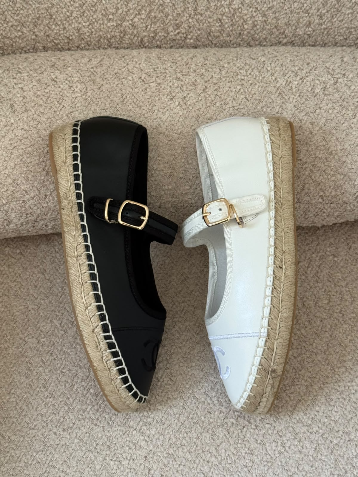 Chanel Leather Mary Jane Buckle Strap