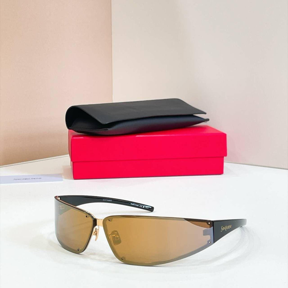 Wraparound Angular Sunglasses
