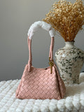 Bottega Braided Handle Knot Detail Shoulder Bag