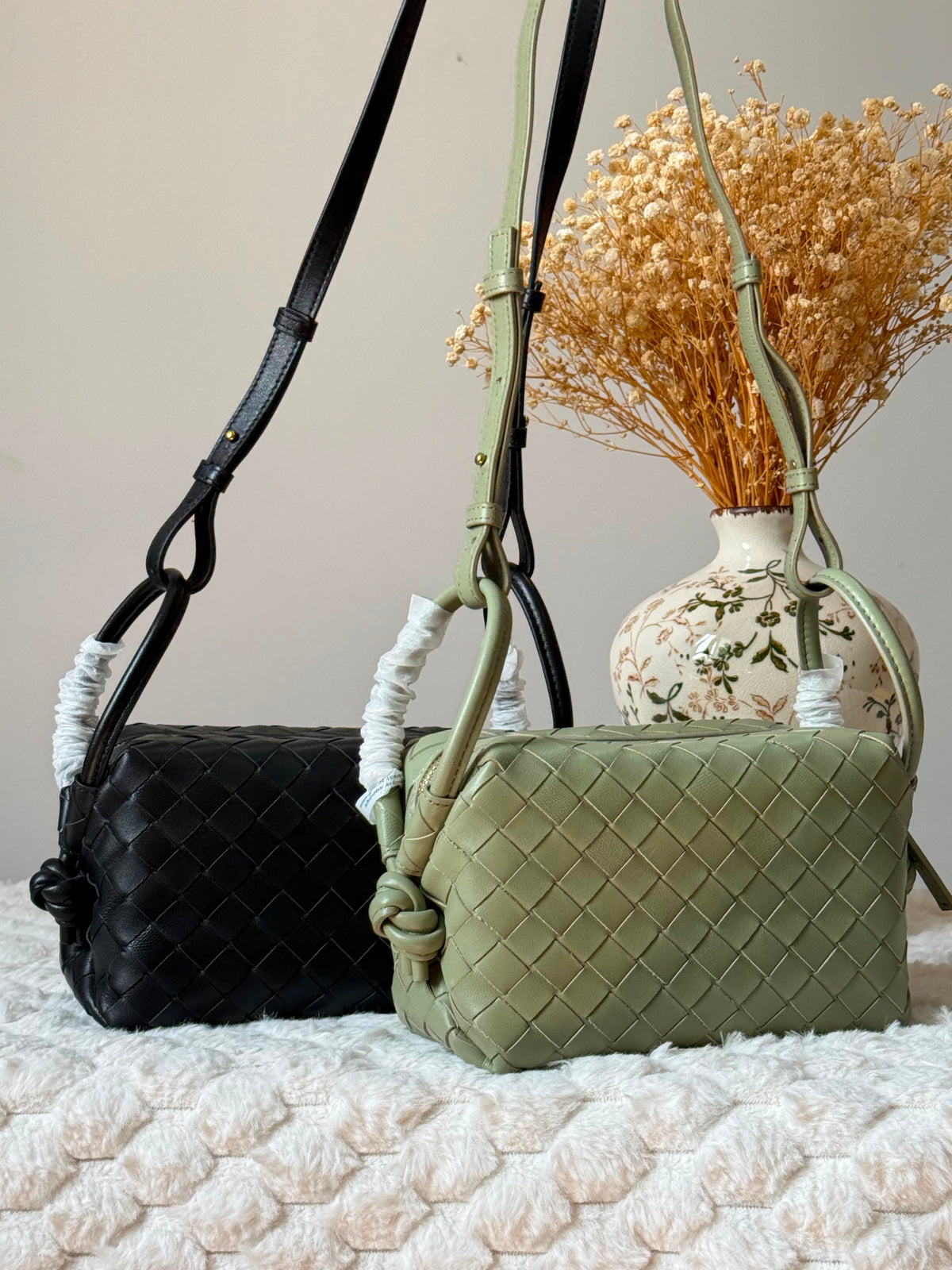 Bottega Veneta Intrecciato Woven Camera / Crossbody Bag