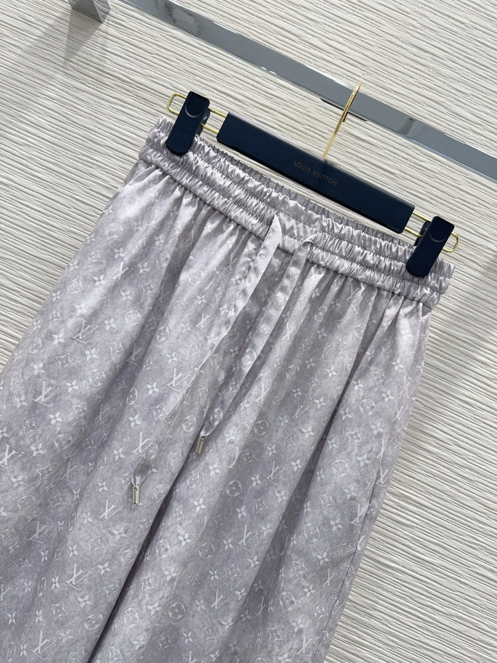 Louis Vuitton Monogram Print Sleeveless Shirt & Wide-Leg Pants Set