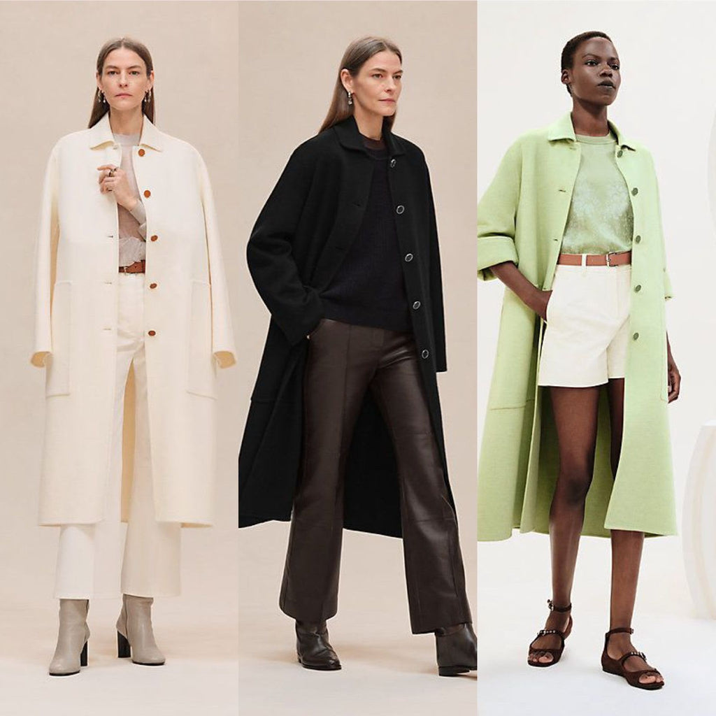 Hermès Long Wool Coat / Trench in Multiple Colorways