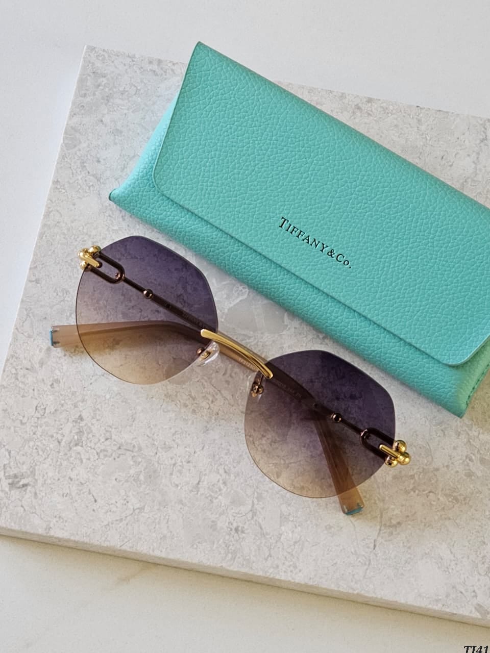 Tiffany Rimless Link Sunglasses