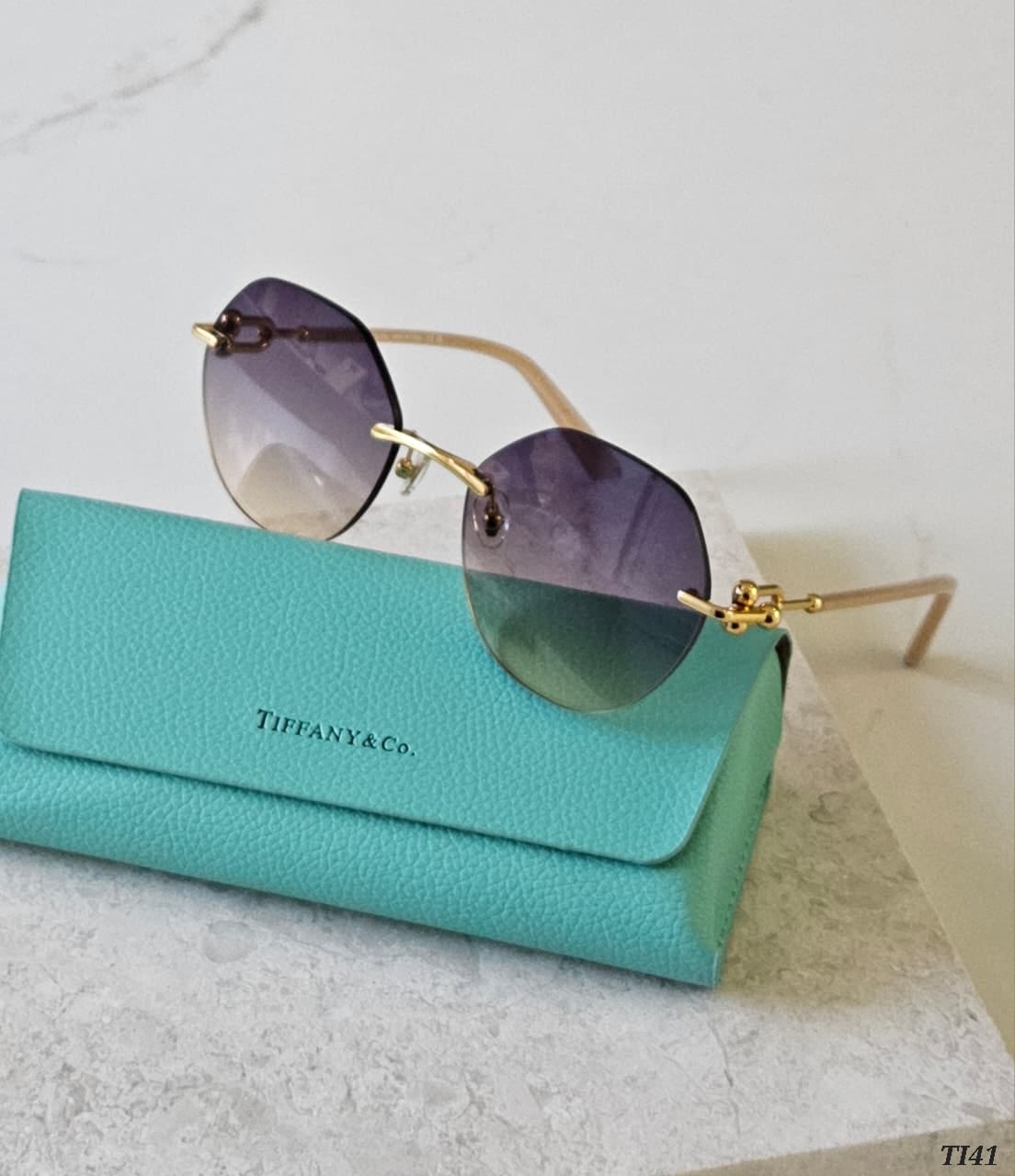 Tiffany Rimless Link Sunglasses