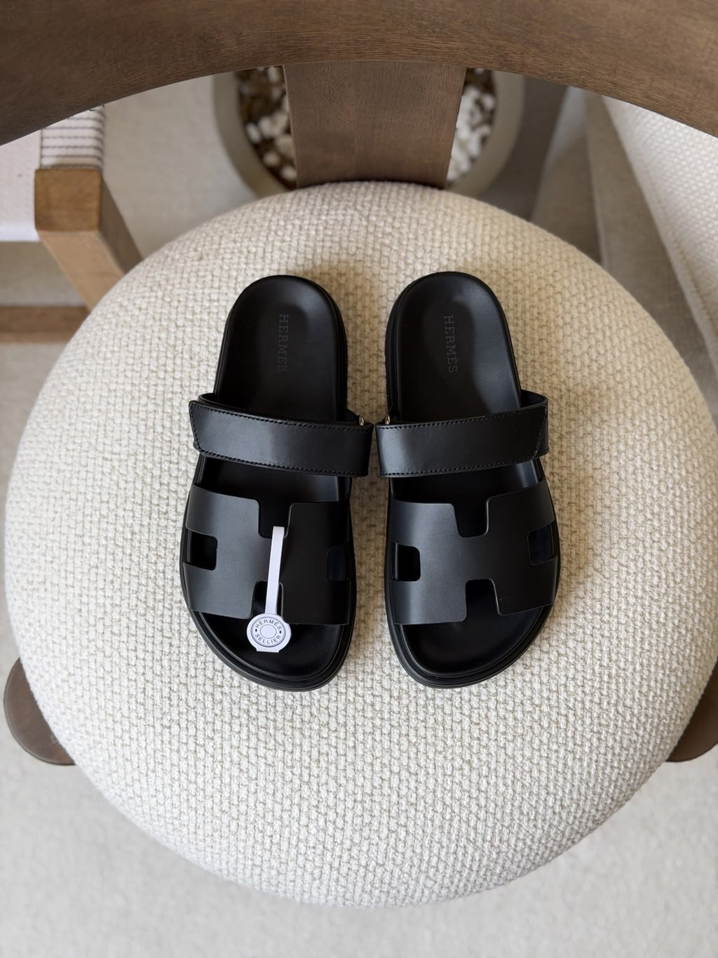 Hermès Chypre Suede Sandals