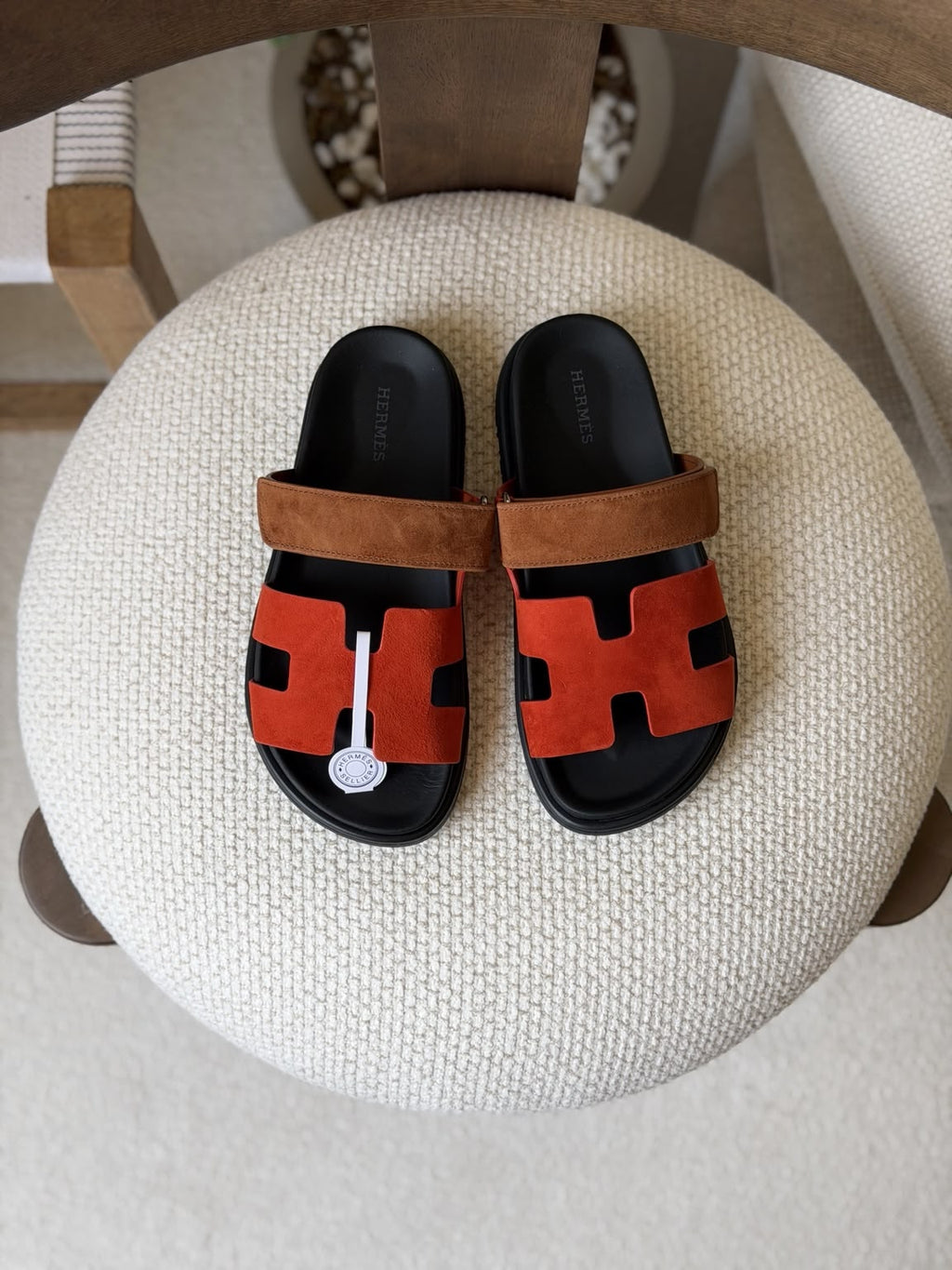 Hermès Chypre Suede Sandals