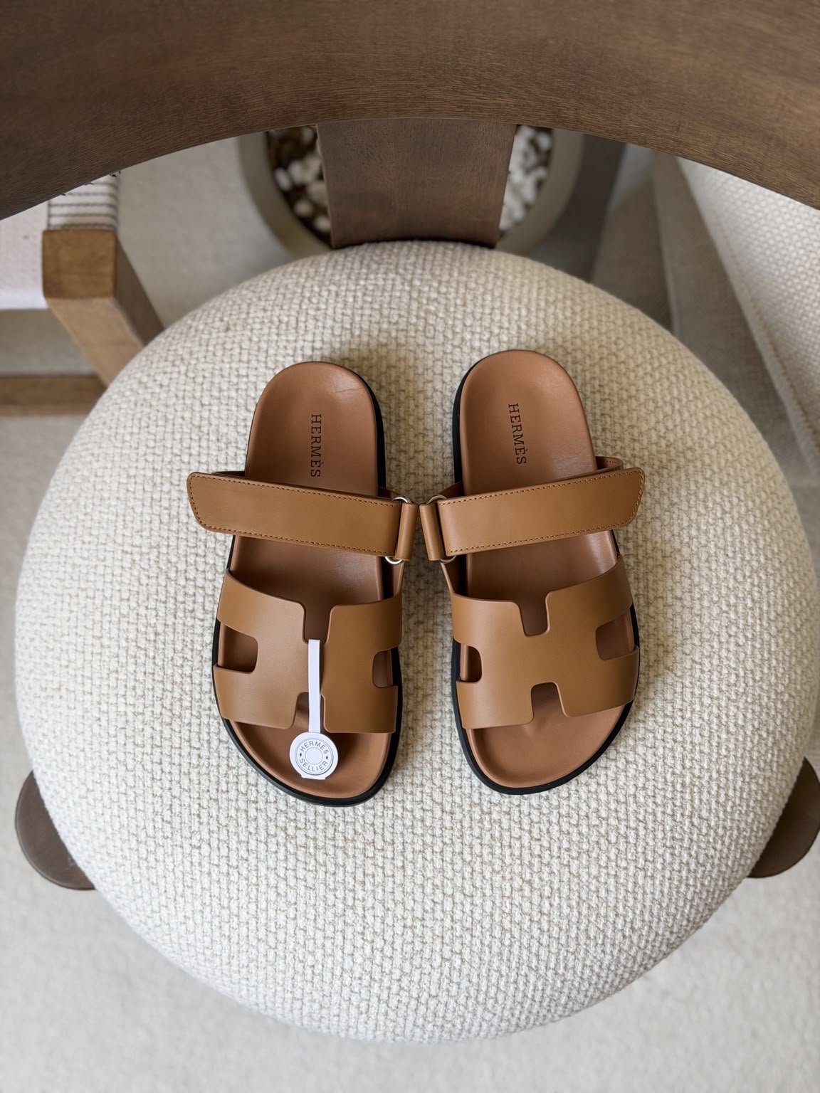 Hermès Chypre Suede Sandals