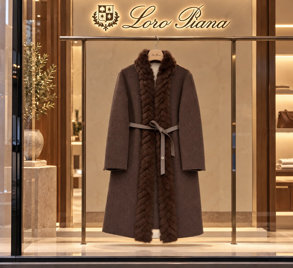 Loro Piana Belted Long Coat