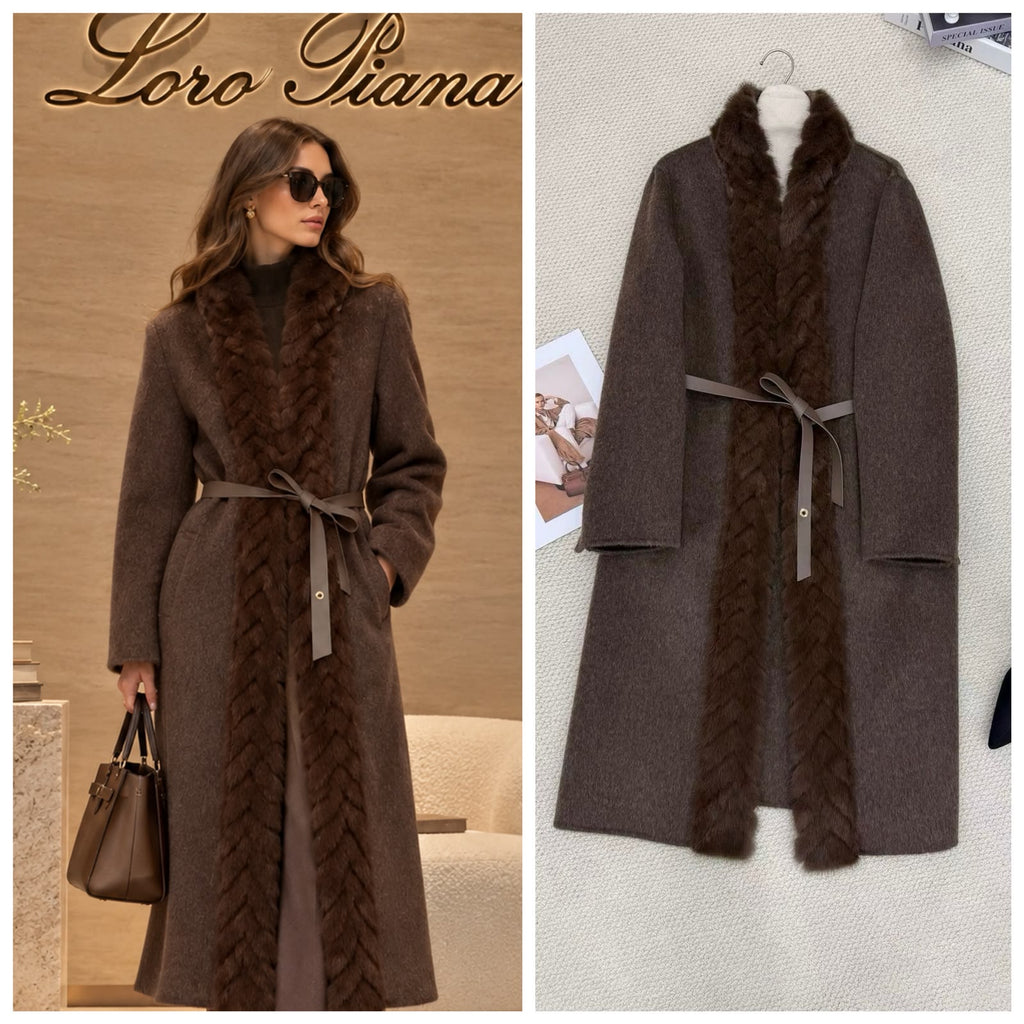 Loro Piana Belted Long Coat