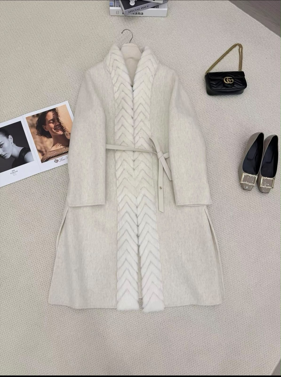 Loro Piana Belted Long Coat