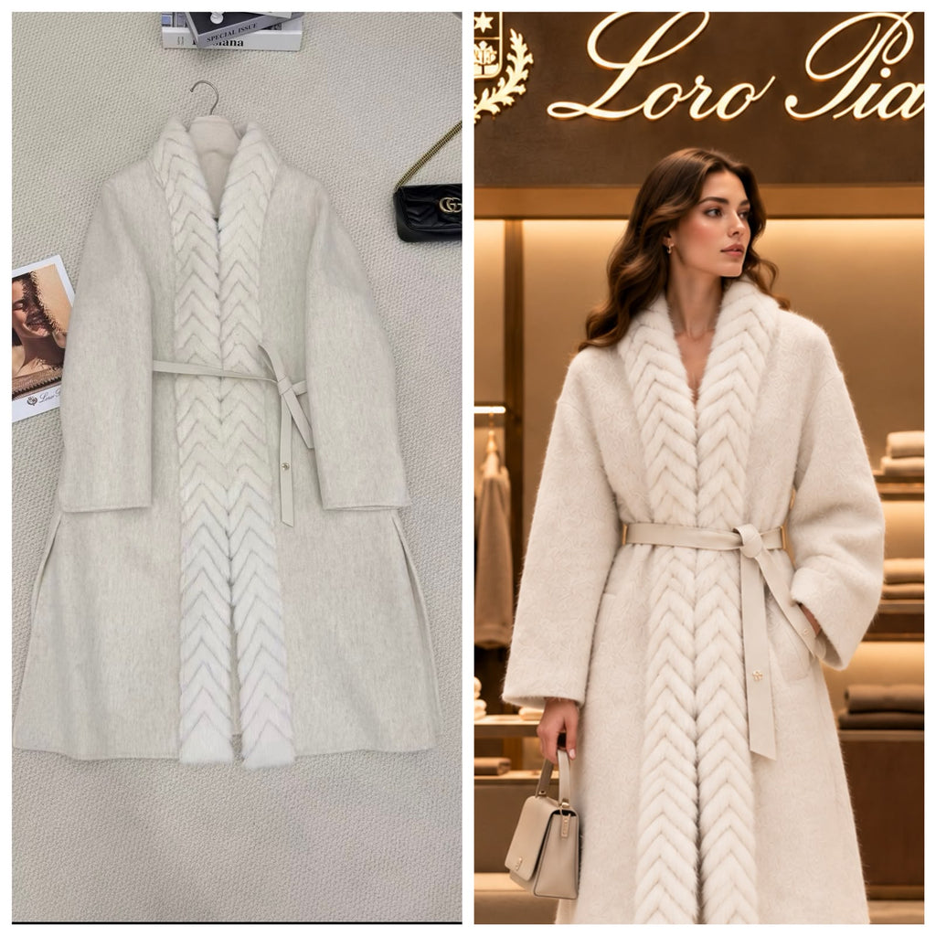 Loro Piana Belted Long Coat