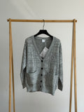 Dior Grey Patterned Cardigan