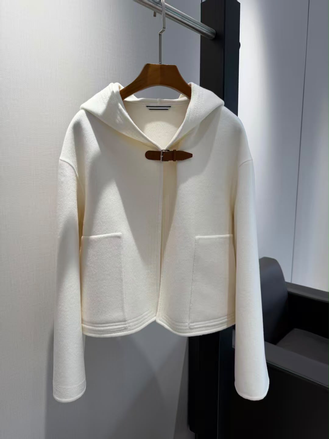 Hermès Hooded Buckle Jacket