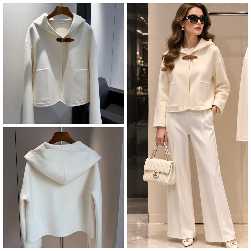 Hermès Hooded Buckle Jacket