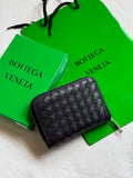 Bottega Woven Zip Wallet