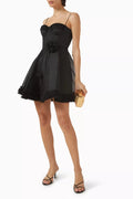Zimmermann Black Strappy Mini Dress