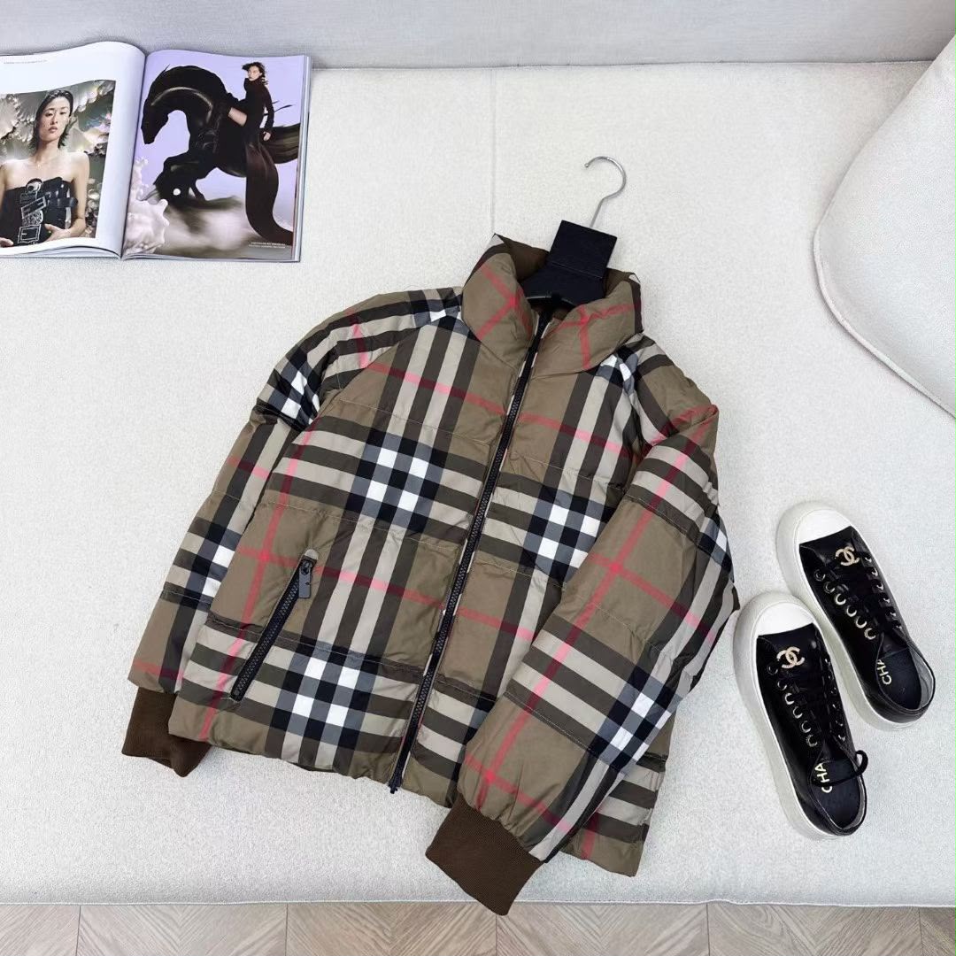 Burberry Reversible Brown and Check Jacket