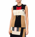 CHANEL Sleeveless Colourblock Top