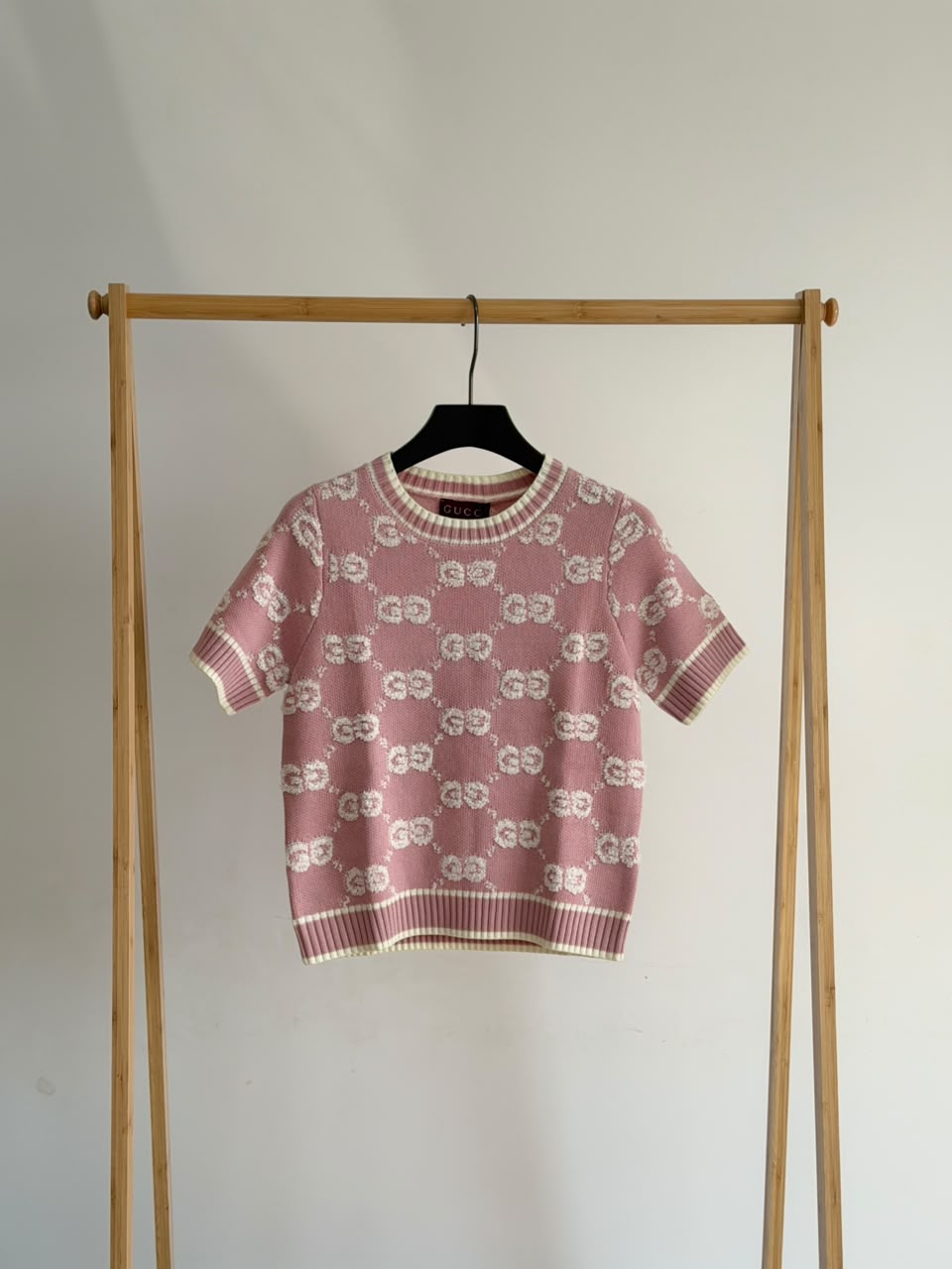 Gucci GG Knit Short-Sleeve Top