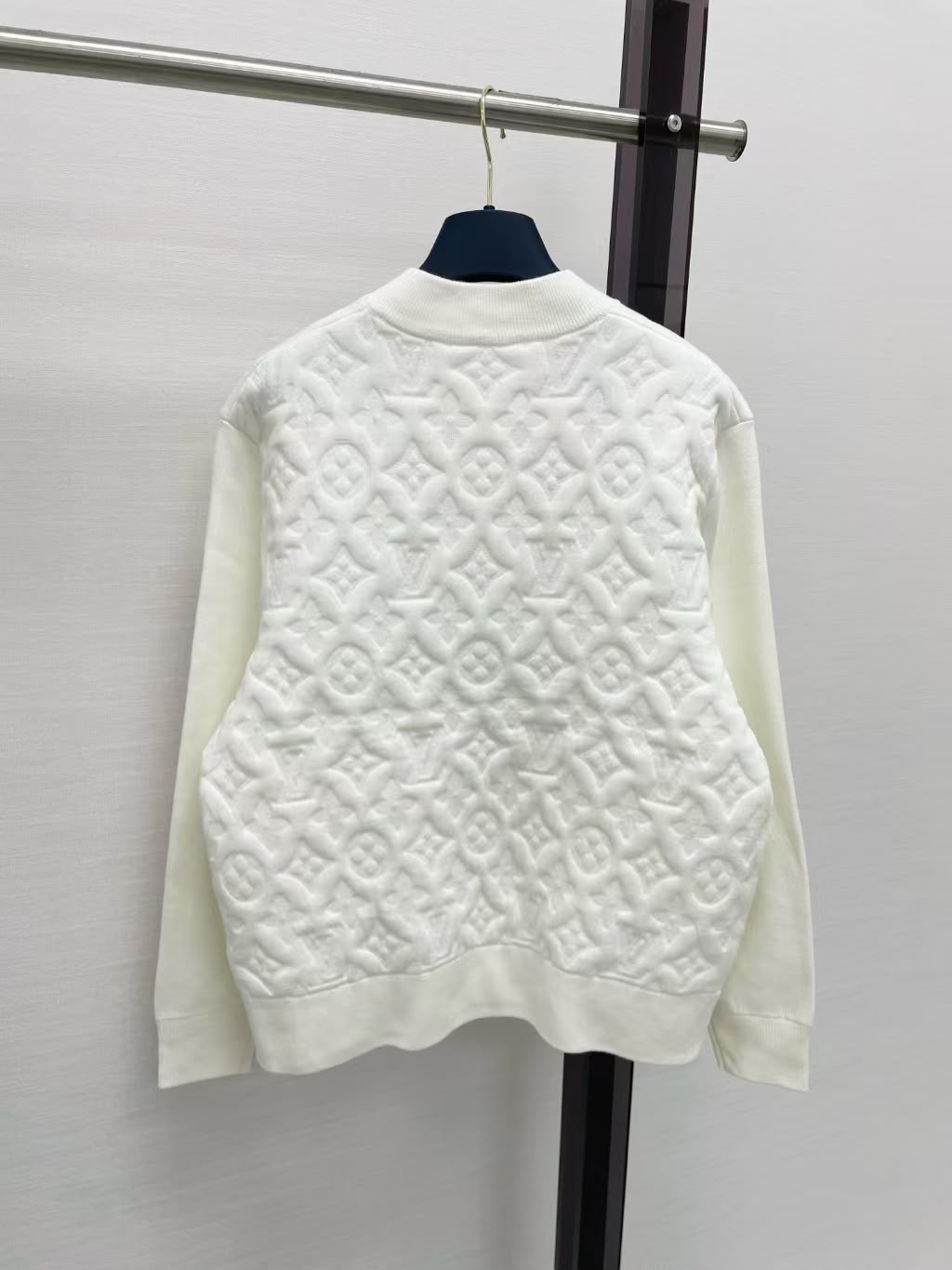 LV Embossed Monogram Zip Bomber Jacket